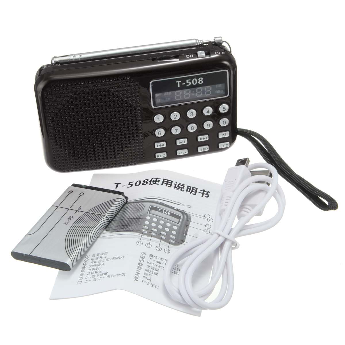 1 stücke Tragbare 2 in 1 Auto Digitale Uhr & Tempe... – Grandado