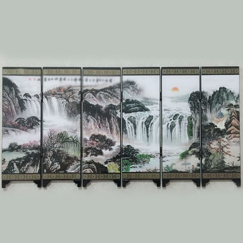 Divisor de pared, partición, arte de pantalla, pegatina, cocina, sala de estar, hogar, Retro, de madera