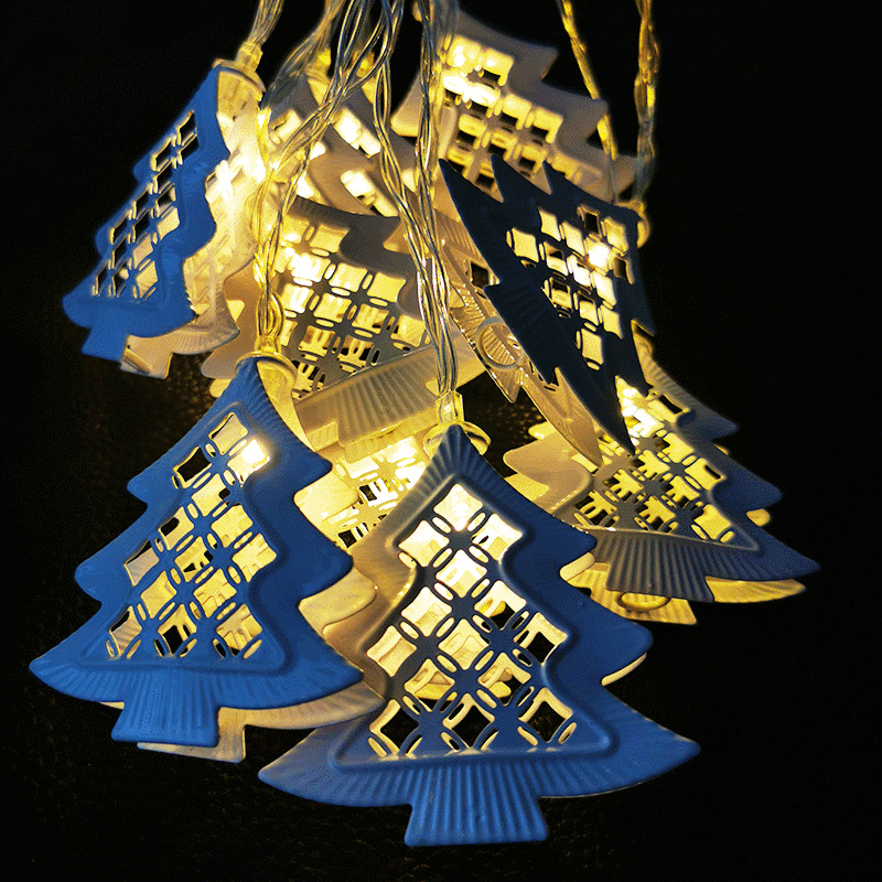 Led string belysning julebatteri lampe værelse soveværelse dekorativ lampe