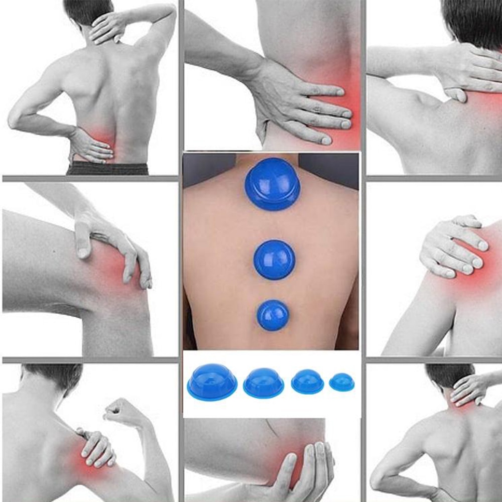12 Stuks Siliconen Vacuüm Cupping Blikjes Zuignappen Massage Anti Cellulite Cupping Setfor Body Fysiotherapie Gezondheidszorg