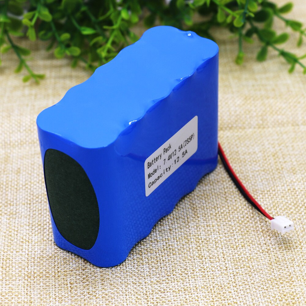 KLUOSI 2S5P Li-Ion Akku 7,4 V 8,4 V 12500 MAh Batterie Pack 18650 Batterie + BMS Akku für Fahrrad /CCTV/Kamera