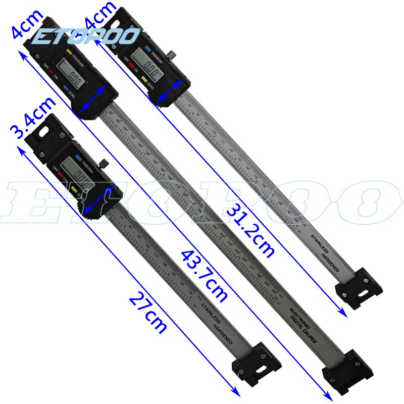 Digital Horizontal Type Remote Digital Readout digital linear scale Measuring Tool 0.01mm 0-150mm 0-200mm 0-300mm