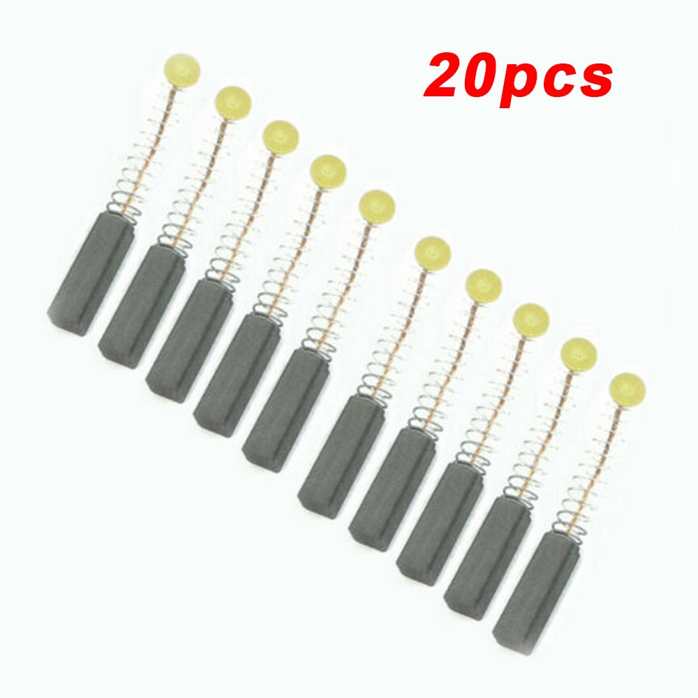 20 stk 5 x 8 x 13mm kul børster poler til elmotor borehammer polermaskine tilbehør børste