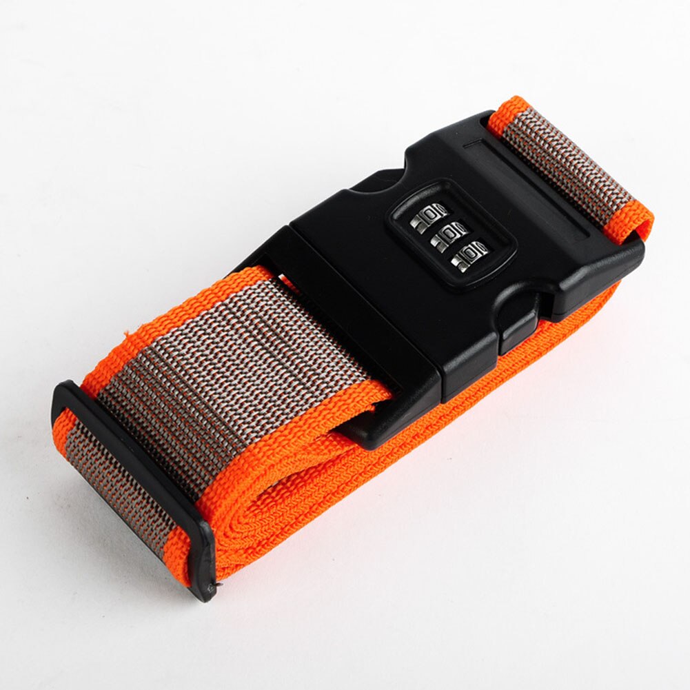 Einstellbar PP Gepäck Riemen Reise Gepäck Rucksack Tasche Gepäck Koffer Riemen Gepäck Farben Gürtel: coffee with lock