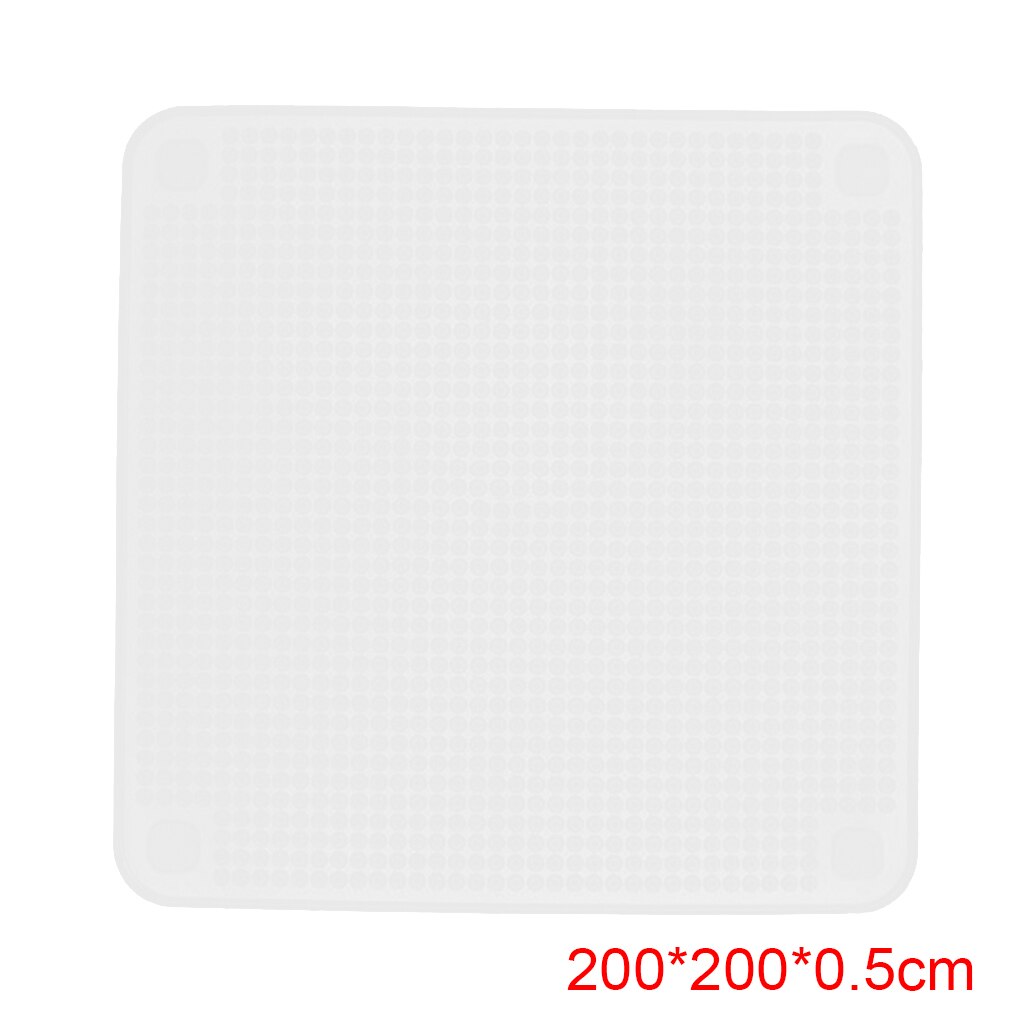 1 ud./4 Uds. Envolturas de silicona para alimentos reutilizables para mantener los alimentos frescos en el recipiente sellado al vacío tapa elástica accesorios de cocina: 200x200x0.5mm