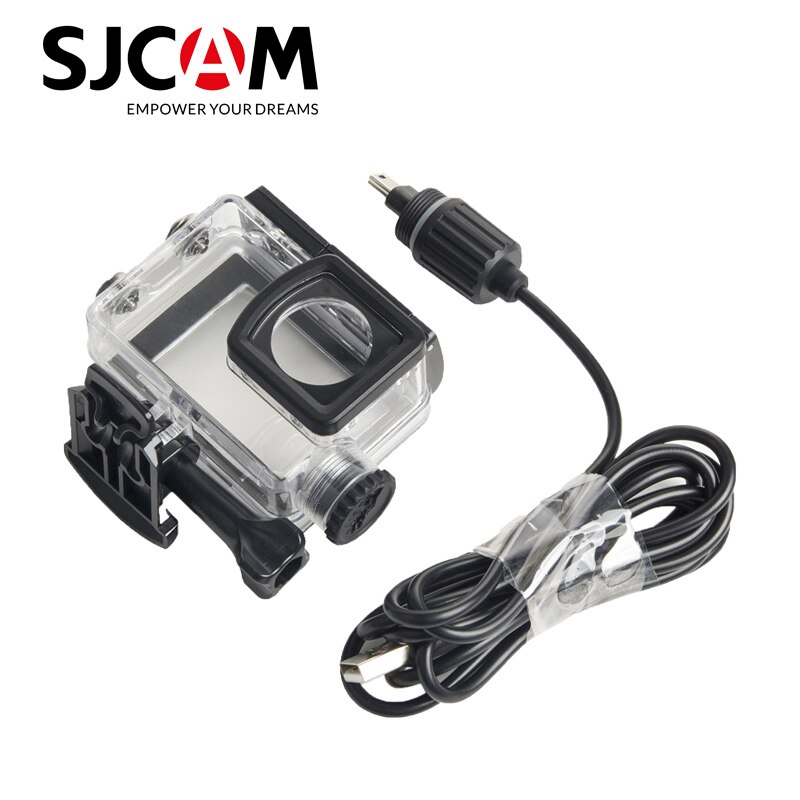 Originele Sjcam SJ6 Legend Accessoires Motorfiets Waterdichte Case Behuizing Met Usb Kabel Voor Sjcam SJ6 Legned Actie Camera