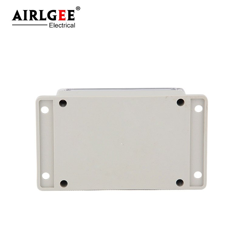 Caja de conexiones de cable de plástico ABS, cubierta transparente de 115x85x35mm, caja eléctrica impermeable IP65, distribución de oreja a prueba de polvo