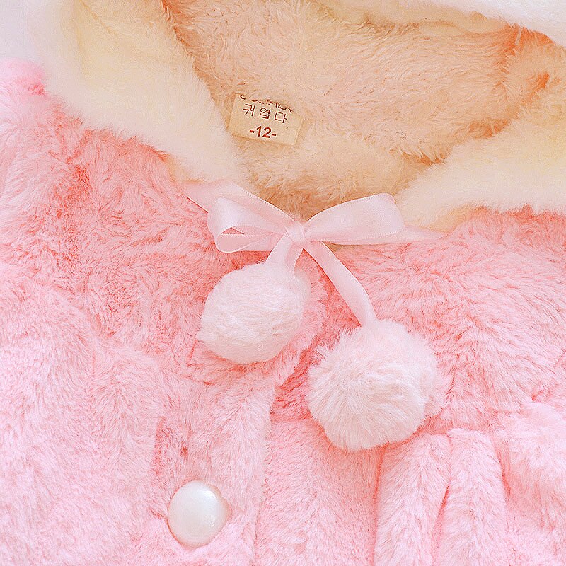 Monopetto Esplosione di Inverno Bambini Giacca Outwear Solido Parka Vestiti Del Bambino Del Bambino Della Principessa Del Cappotto Delle Ragazze Del Cappotto di Spessore Vestiti Del Bambino