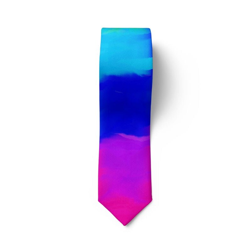 Männer Bunte Krawatte Regenbogen Stripesr Festival 3d Gedruckt Cravate männer Party lässig Hochzeit Hemd Krawatten: Stil4