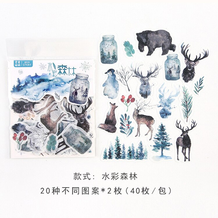 Mohamm-papier décoratif Mini fleur et chat pour Scrapbooking sur Journal, autocollants calendrier spatial mignons, papeterie à paillettes