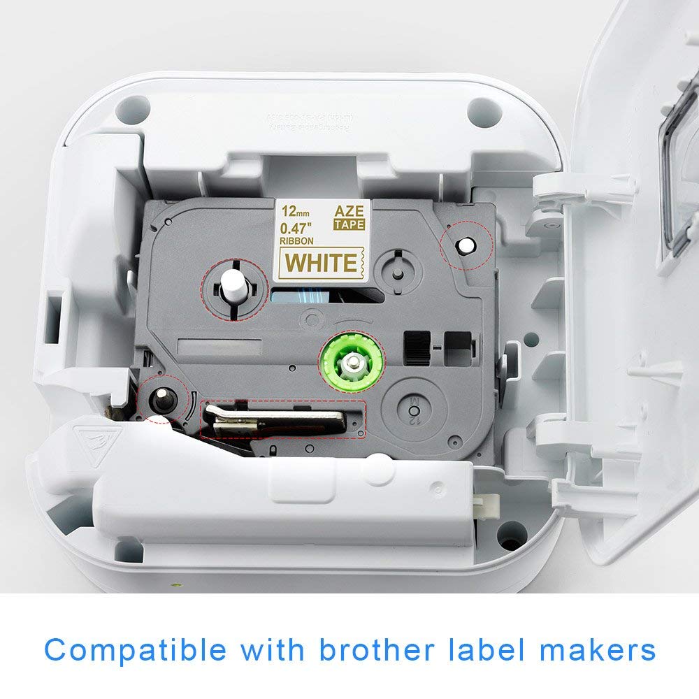 RE34 R231 Satijnen Lint 12Mm Label Tape Compatibel Voor Brother TZe-R231 TZe-RE34 TZE-RE31 TZE-RG34 P Touch Label Printer