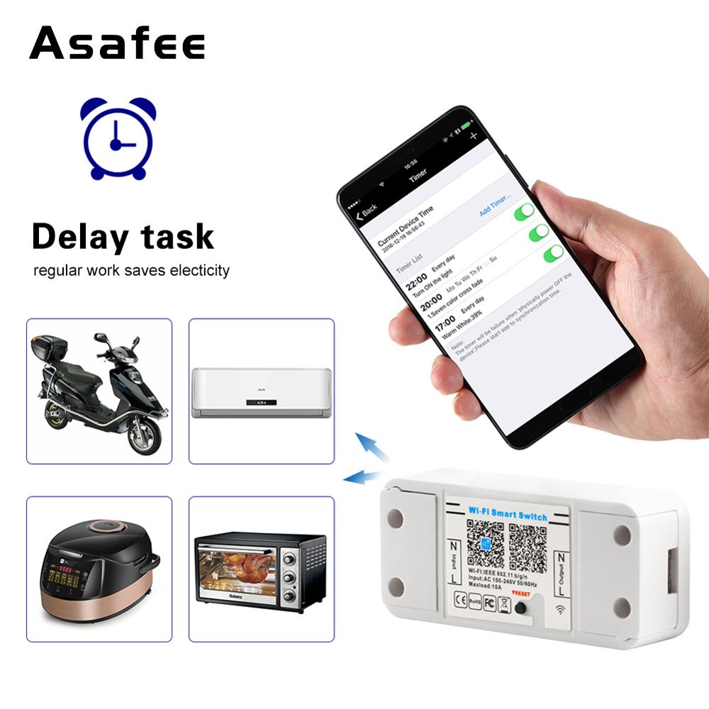 Magic Home Smart Bluetooth WiFi Switch Controller AC 100-240V 10A IOS Android APP ON/OFF Timer LED Light Controller