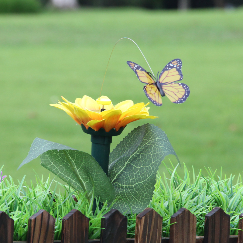 Solar Butterfly Hummingbird Gardening Garden Shopping Mall Shop Decoration Simulation Butterfly Bird Toys