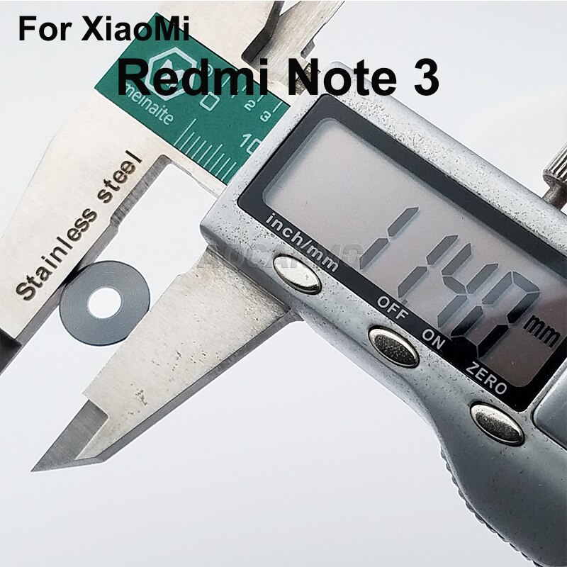 Aocarmo For XiaoMi Redmi Note 3 Rear Back Camera Lens Glass Φ11.40mm With Adhesive Sticker
