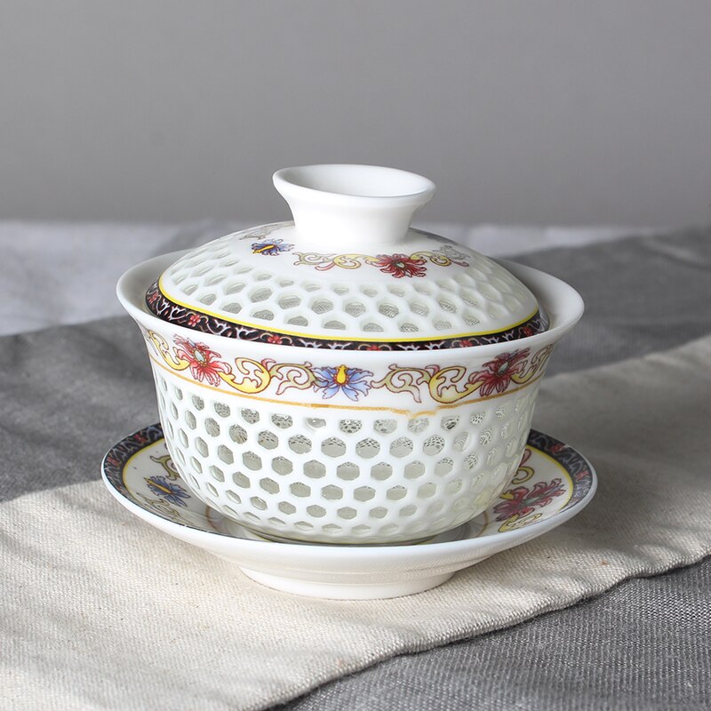 NEWYEARNEW 140ML/160ML Ceramic Tea Tureen Teaware Kung Fu Tea Set Home Decoration Boyfriend Husband Business Love Wedding: J