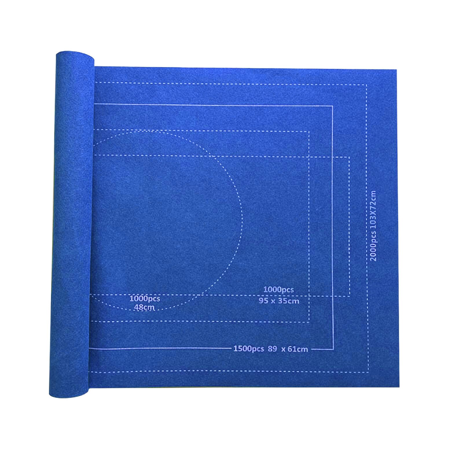 Estera de rompecabezas, rollo de rompecabezas, Alfombra de fieltro, manta de rompecabezas para hasta 2000 piezas, accesorios rompecabezas, bolsa de almacenamiento de viaje portátil