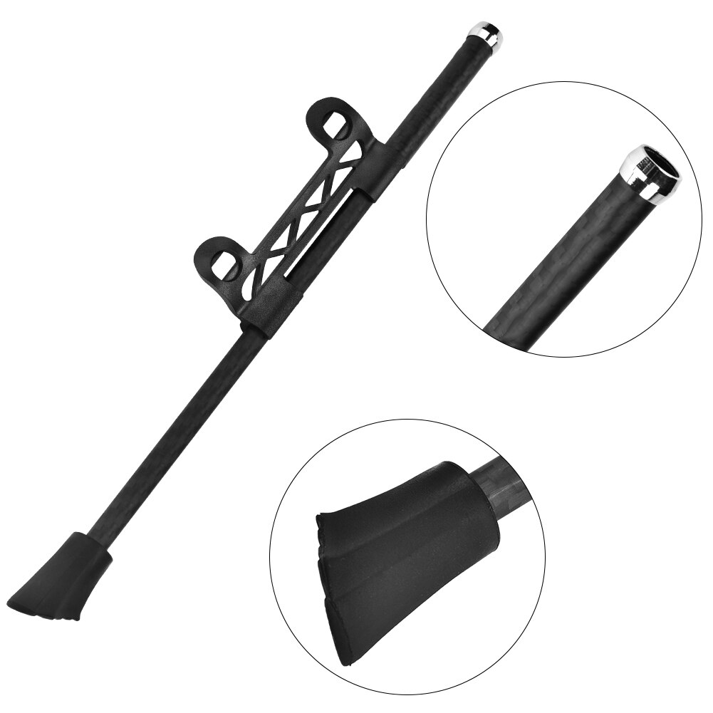 in Fibra di carbonio Cavalletto per montagna bicicletta Bici Leggera di Sostegno Del Piede della Gamba cremagliera bicicletta Calcio Parcheggio puntello Piede Laterale Del Basamento di Sostegno