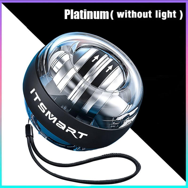 Samorozruchowy żyroskop Powerball żyroskop moc piłka ręczna robić rozluźniania mięśni ramię nadgarstek zmuszać trener sprzęt robić ćwiczeń marka oryginał gorący: czarny bez lekki