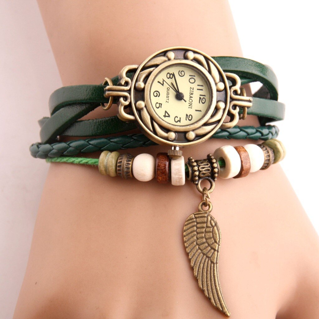 Lakes stall night market horloge zuid-korea trend modern en trendy / dames casual retro horloge handgeweven armband dameshorloge