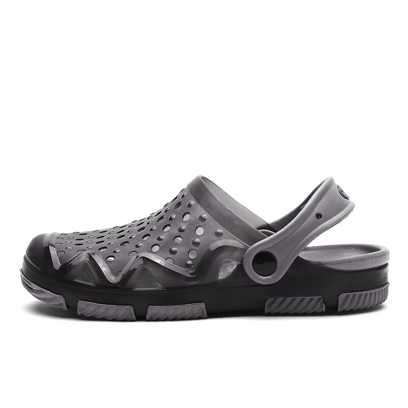 Män sommar jelly sandaler lätt massage kamouflage flip flops strand krokodil skor gladiator trädgård träskor gummi botten skor