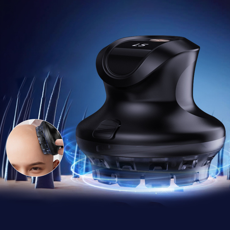 Tragbare Haarschneidegeräte, 360-Grad-Haarschneidemaschine, Klinge, elektrischer Haarschneider, USB, universelles Haarschneider-einstellen mit LED-Anzeige