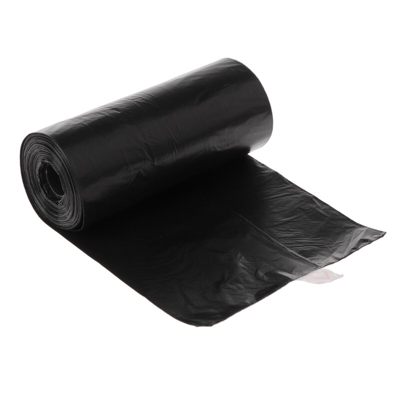 10 Roll/Set Garbage Bag Degradable Pet Poop Trash Home Kitchen Waste Black