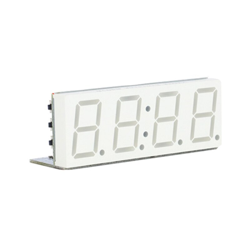 Wifi Time Service Clock Module Automatic Clock DIY Digital Electronic Clock Wireless Network Time Service: White