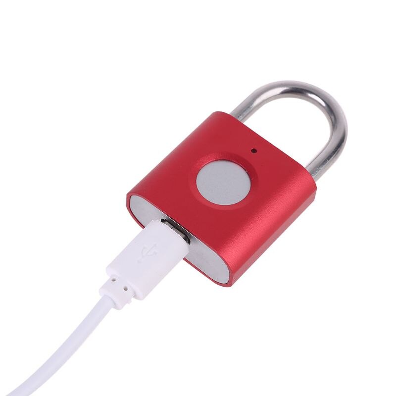 Smart Biometric Fingerprint Padlock Keyless Drawer Lock Fingerprint Unlock File Cabinet Anti-theft Lock Suitcases Lock
