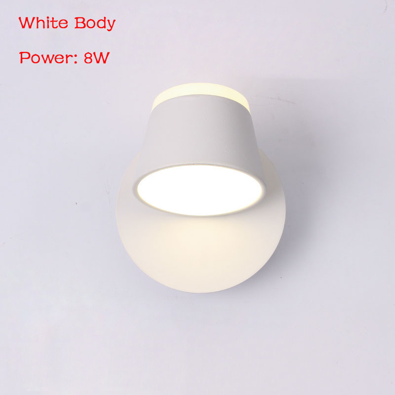 Indoor Wall Lamp 8W/16W /24W 360 Degrees Adjustable LED Wall Lamp Aisle Wall Sconce Living Room Modern Room Bedroom Light NR-177: 8W White / Warm White (2700-3500K)