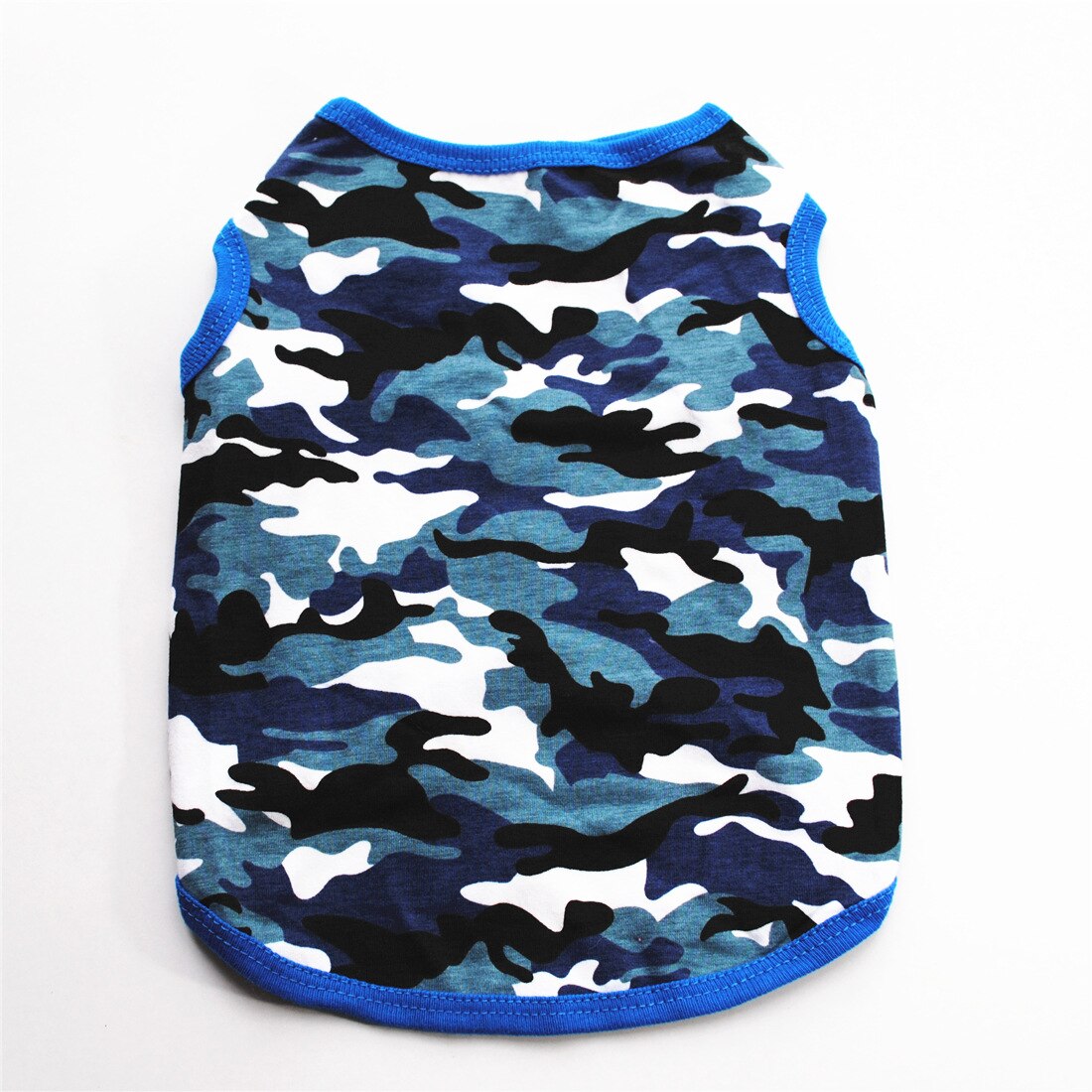 Camisetas perro camouflage hundetøj pitbull tøj vest til hund yorkshire terrier t-shirt kat t-shirt sommer åndbar bomuld: B / Xs