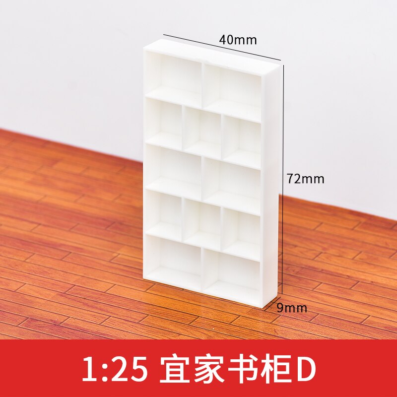2 Stuks 1/25 1/30 1/50 Schaal Zand Tafel Diy Model Building Materiaal Moderne Boekenkast Kast Model
