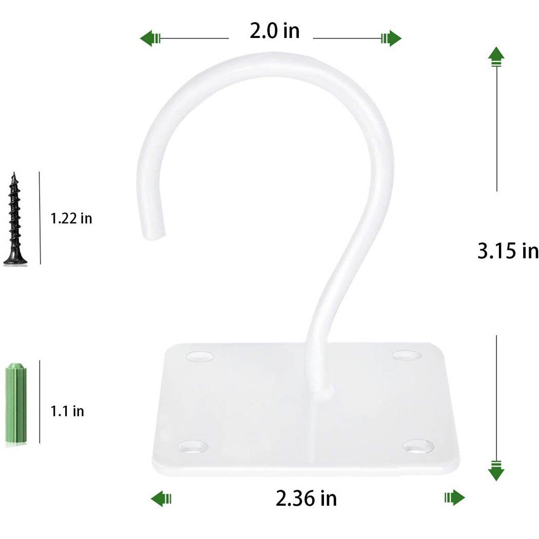 Ganchos para el techo, soporte de pared para plantas de jardín, cesta colgante, almacenamiento para el hogar, , 2 uds.,