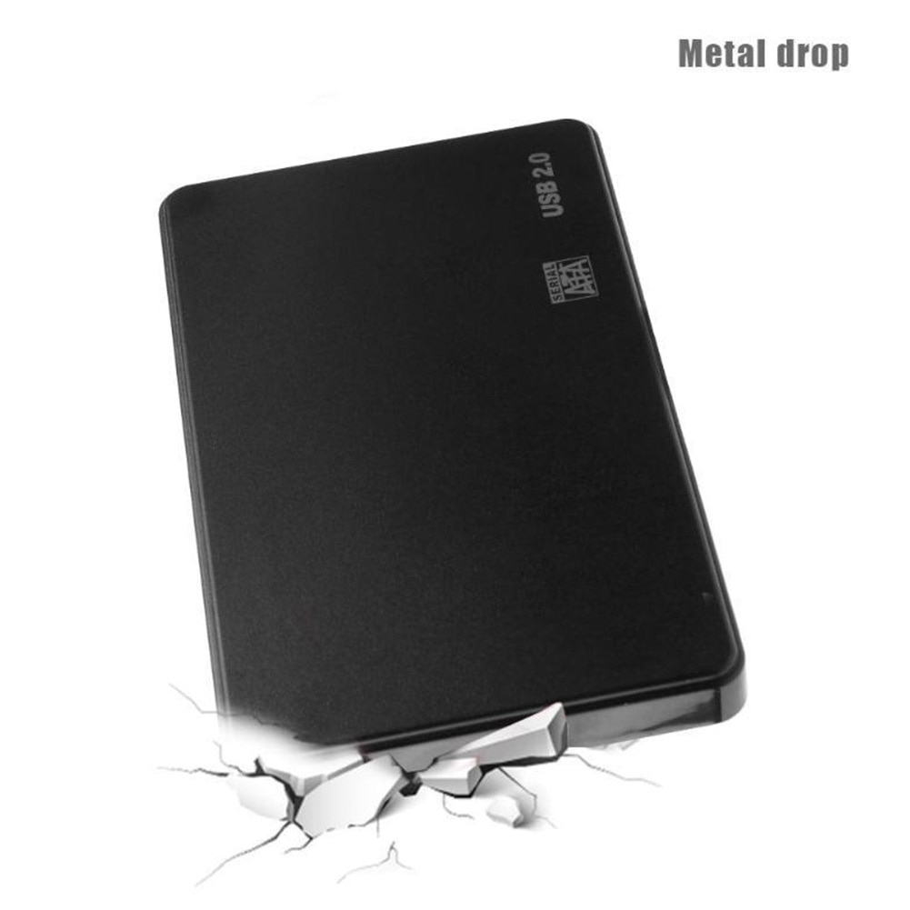 2,5 zoll SATA SSD HDD Adapter Kunststoff USB 2.0/3,0 Gehäuse Externe Mobile Box HDD Fall mit USB Kabel beutel Neue