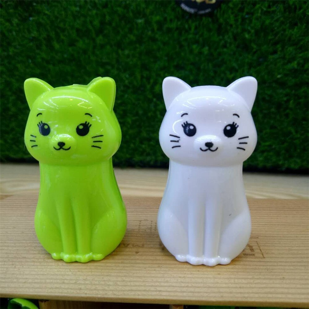 5pcs Mini Animal Cat Pencil Sharpeners Plastic Standard Pencil Cutting Machine School Office Sharpener Stationery Supplies