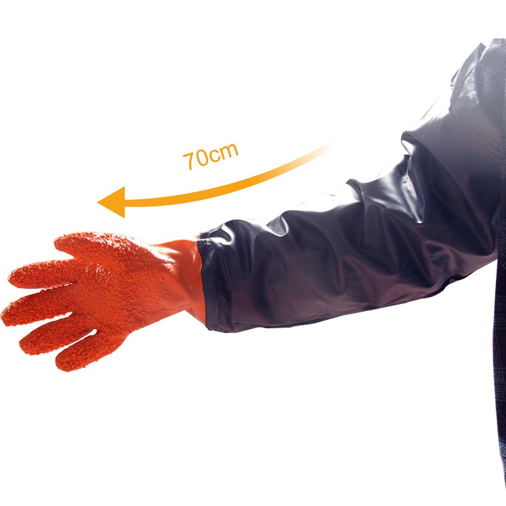 Waterdicht Werk Handschoenen Ultra Lange Lengte Veiligheid Handschoenen Slijtvast Antislip Voor Industriële Visserij Lab Werken