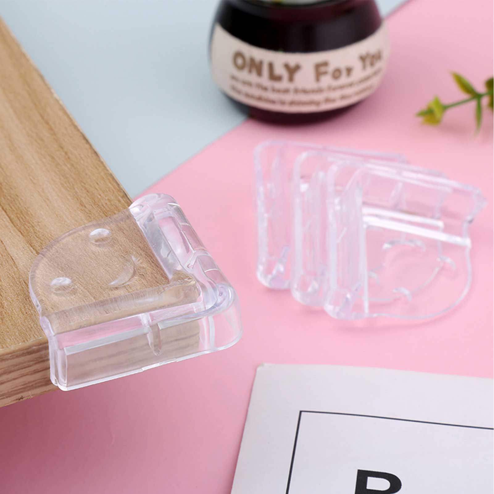 10PCS Baby Security Lock Thick Spherical Anti-collision Angle From Doors Drawers Protector Transparent Safety Table Corner Edge