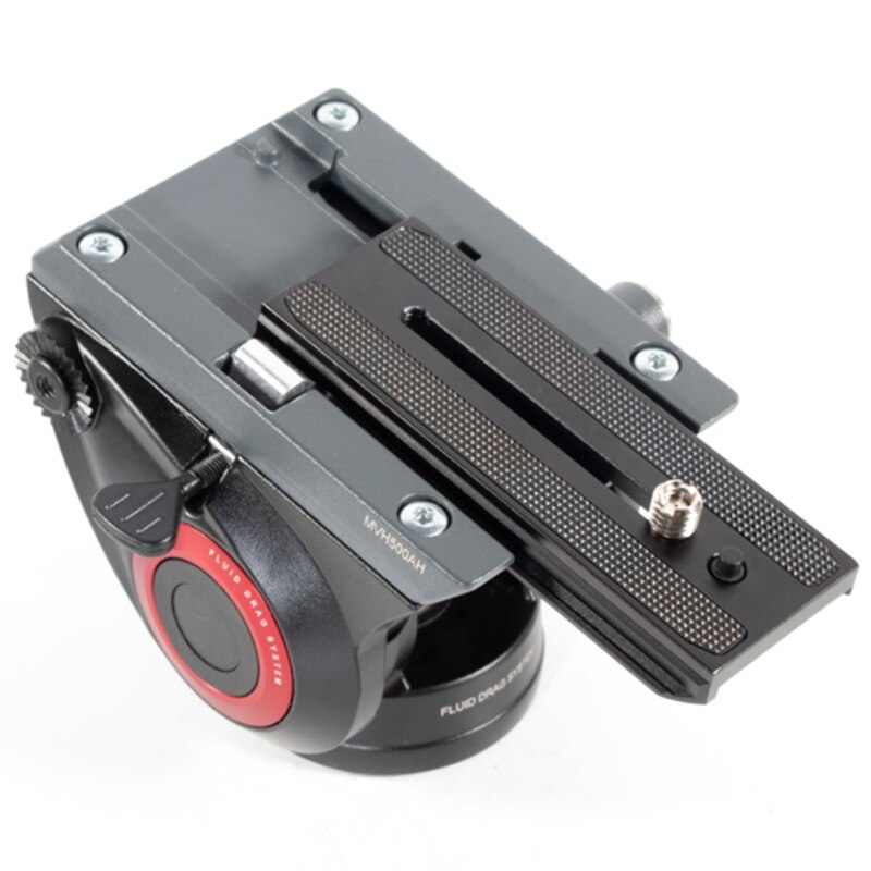 Verschiebbare schnellwechselplatte mit 1/4 -zoll- und 3/8- zoll-schrauben für manfrotto mvh 500ah schnellwechselplatte