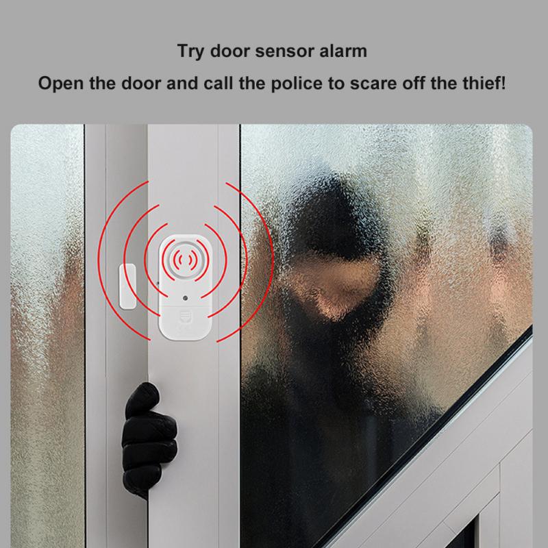 Fasola Huishoudelijke Deur En Raam Alarm Deur Magnetische Venster Anti-Diefstal Schakelaar Alarm Deur Open Herinnering Alarm Systeem Veilig thuis