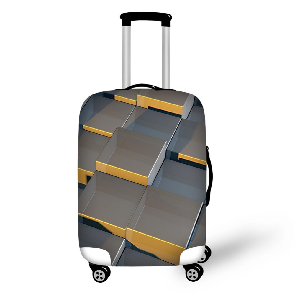 Luggage Cover - Solid Pattern - High Elastic Polyester Spandex - Fits 18"-30" Suitcases