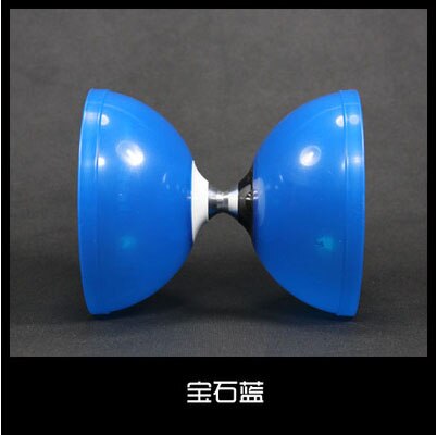 120mm*140mm 246g YOYO 3 Bearing Diabolo Set Metal Head Sticks Grade Chinese Kong Zhu: Blue