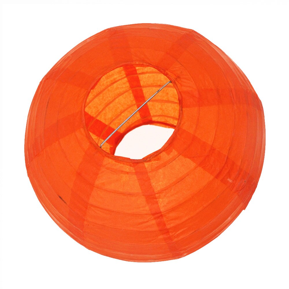 FAROL DE PAPEL lampion de 8 ''(20cm), farolillos chinos redondos de papel, FAROL DE BODA, decoraciones para de cumpleaños, faroles de cielo volador para niños: Naranja