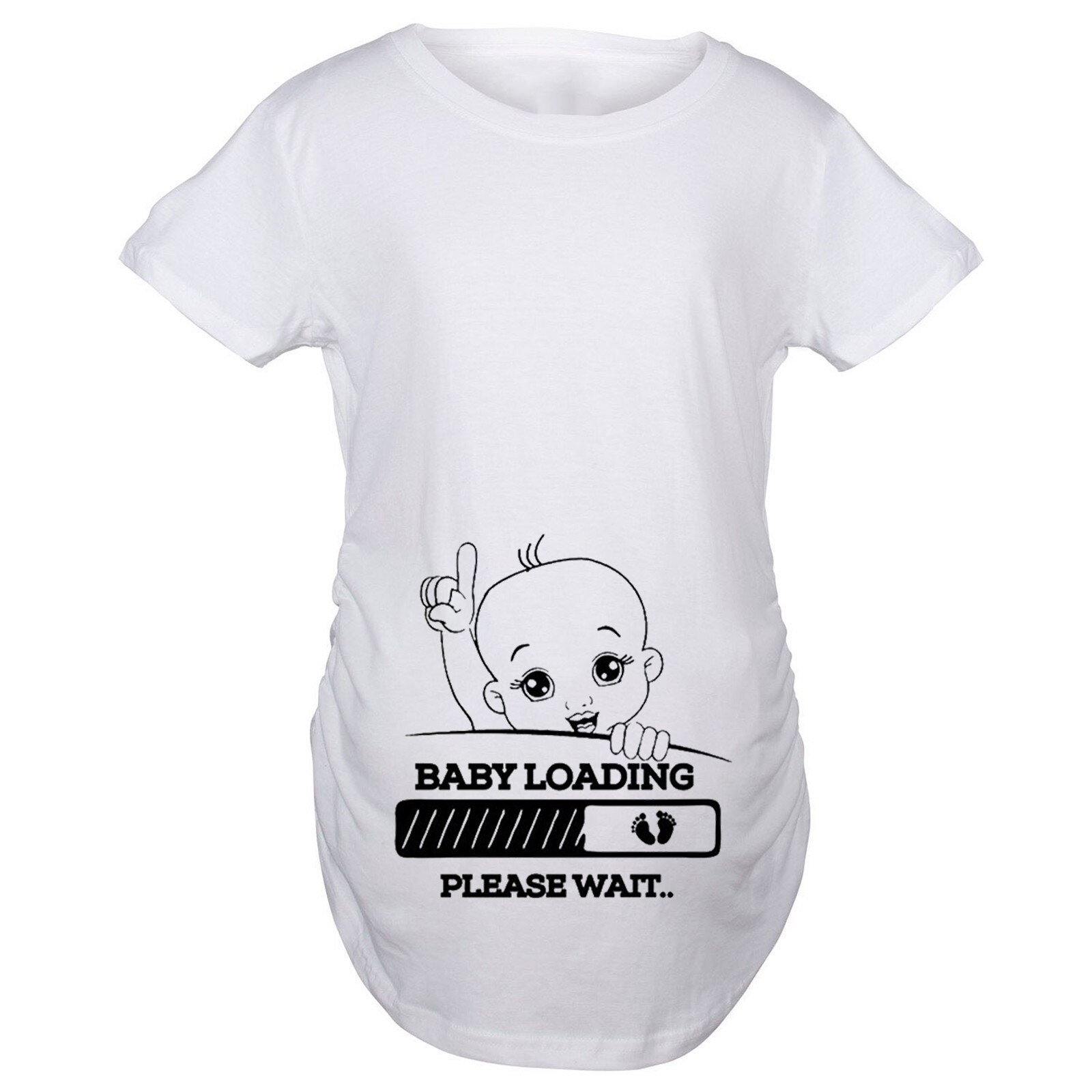 T-shirt à manches courtes pour femmes enceintes, imprimé humoristique, pour maman, annonce de grossesse,