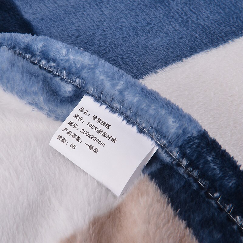 Lrea Thuis Textiel Coral Fleece Deken Op Het Bed Zachte Plaid Warme Winter Sofa Travel Plaid Sprei