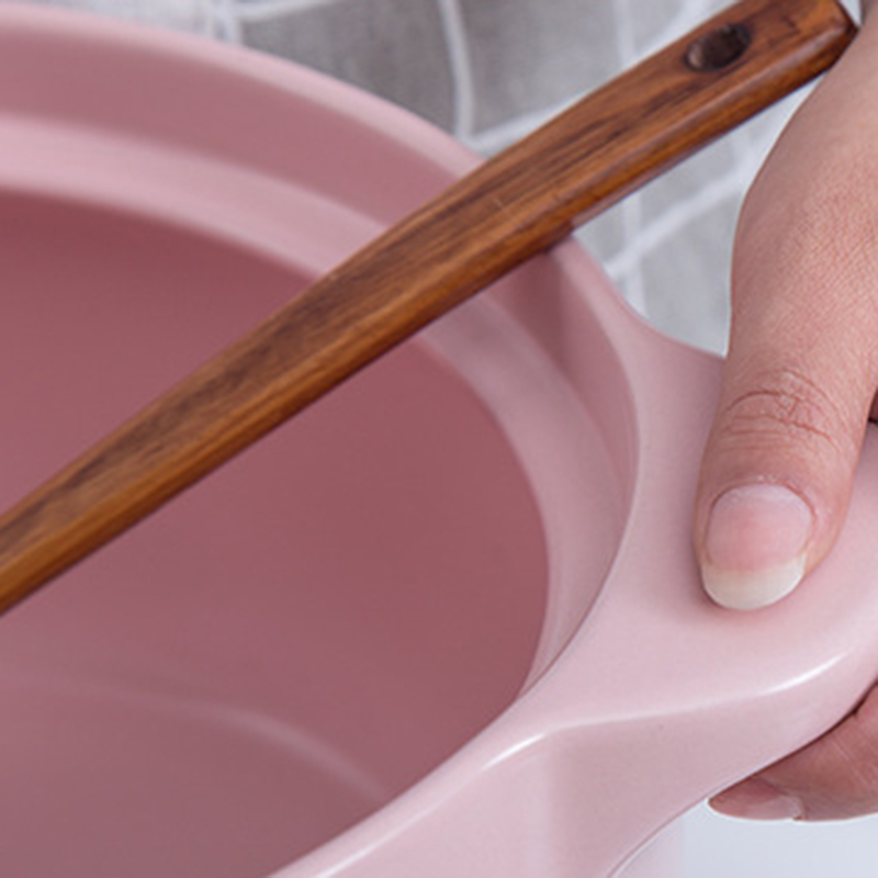 Stor 1000ml rosa gris högtemperaturbeständig gryta handtag keramisk spis köksutrustning