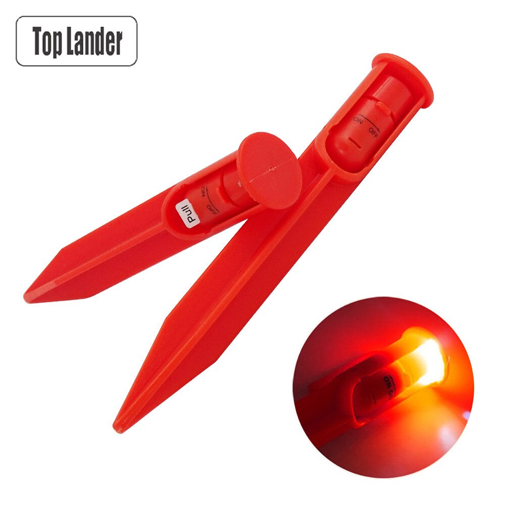 8/4/2 stuks ultralichte kampeertentharingen, plastic tentharingen, haringen, spijkers met led-verlichting, tentaccessoires, strandtentenbouwgereedschap