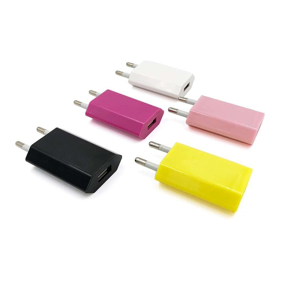 Eu/Us Plug Usb Charger 5V 500Mah Ac Wall Usb Home Reizen Power Adapter Voor Apple Voor iphone Voor Android Telefoon Oplader