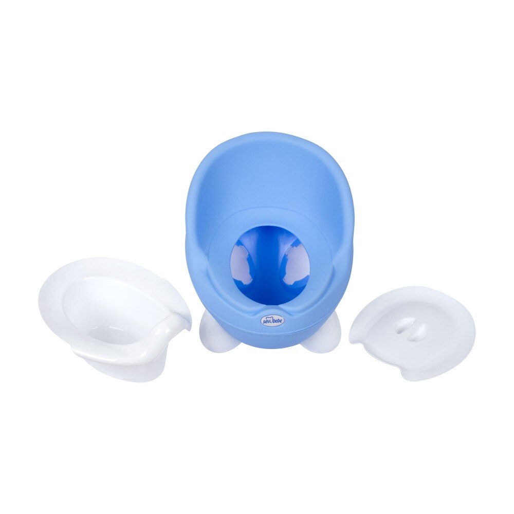 Blue-White Color Cute Potty