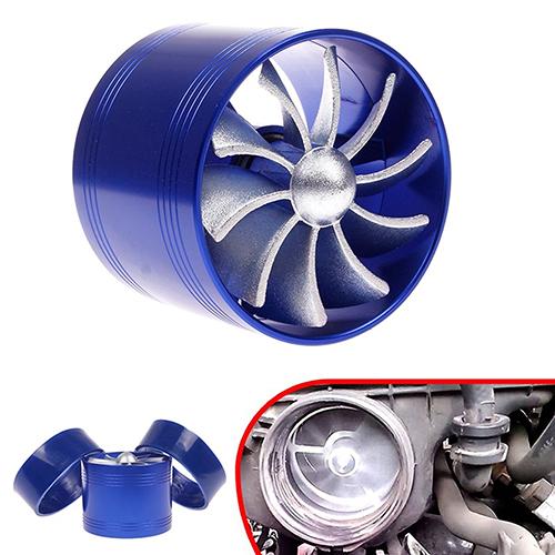 Auto F1-Z Enkele Ventilator Air Intake Supercharger Brandstof Gas Saver Turbo Turbine Fan