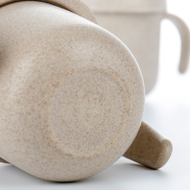 ¡Libre de BPA! Vasos pijos Para bebés de PP de grado alimenticio de 240 ML, taza Para aprender a beber con asa Para bebés, mango de vaso Para beber