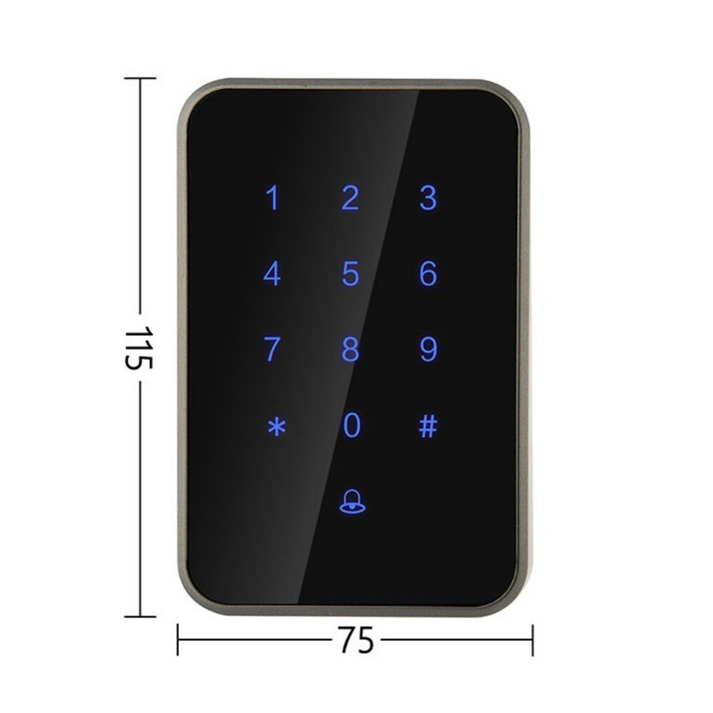 IP66 Waterproof Mobile phone App rfid access control Wifi door lock reader Password Bluetooth Access Control Keypad: 1pcs standard device